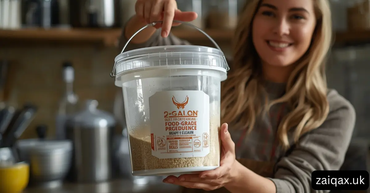 Multi-Purpose Uses of a 2 Gallon Bucket Food Grade