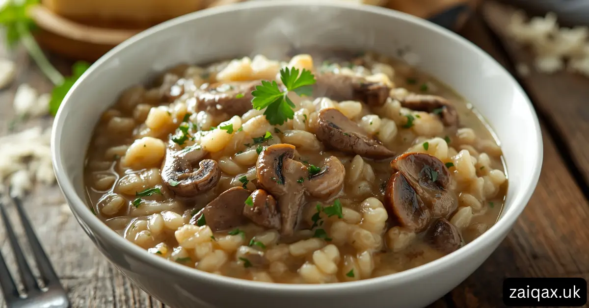 Zheelicious Creamy Mushroom Risotto