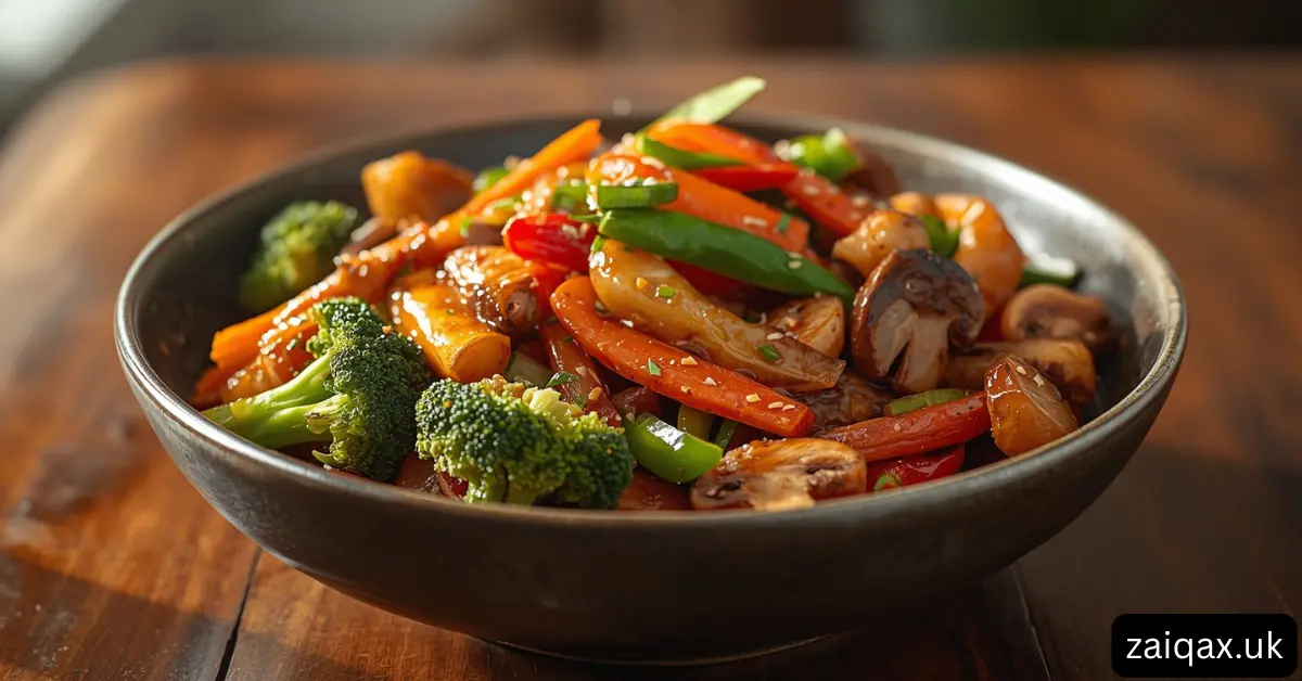 Zheelicious Veggie Stir-Fry with Teriyaki Glaze
