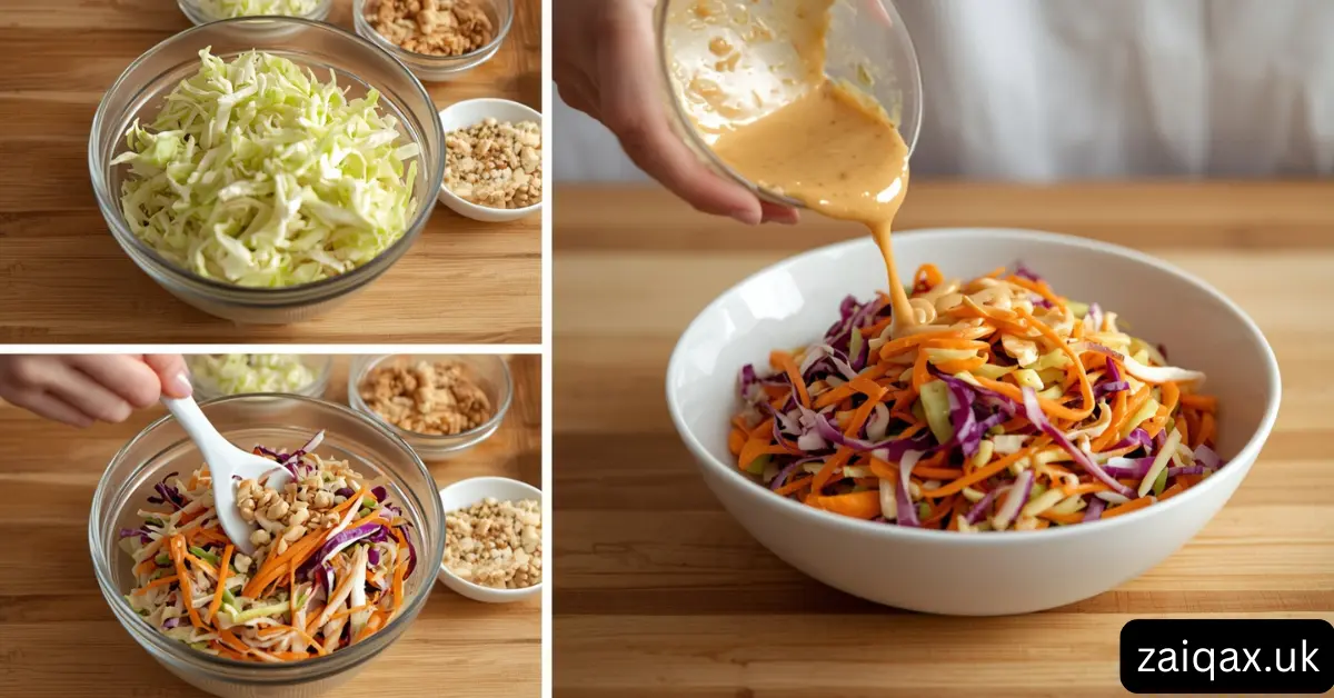 Step-by-Step Peanut Coleslaw Recipe