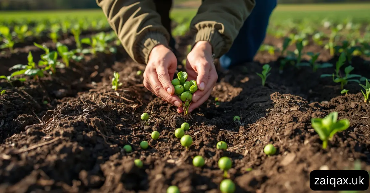 Planting Austrian Winter Peas for Fast Growth