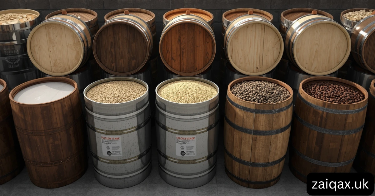 Types of Barrels for Food Storage