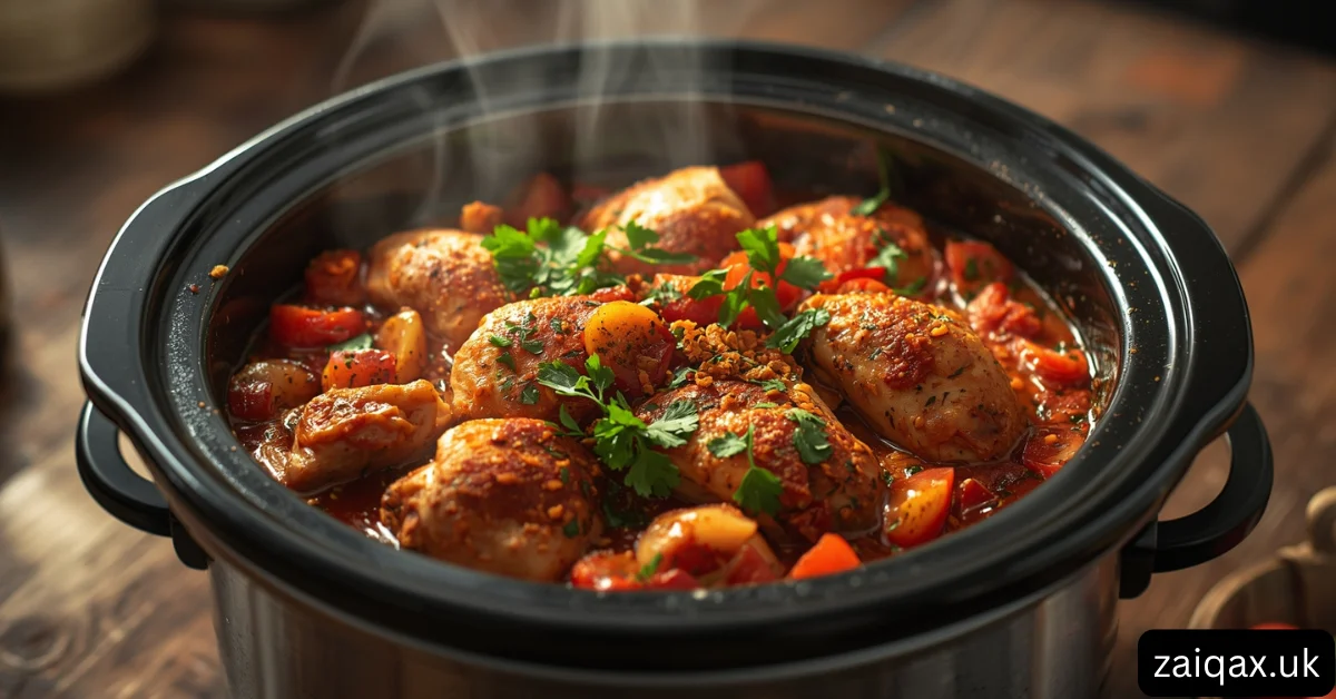 Crock Pot Whole30 Moroccan Chicken