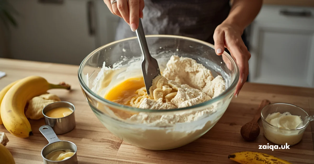 Proven Recipe for Banana Bread Soft Sweet and Delicious Step 5: Combine Wet and Dry Mixtures