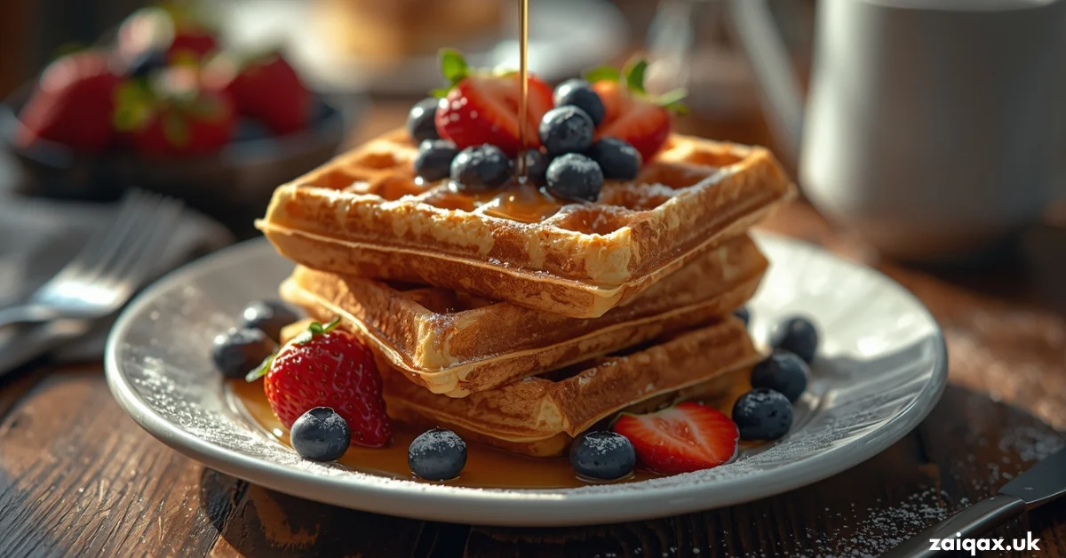 9. Teff Waffles (Crispy and Golden)
