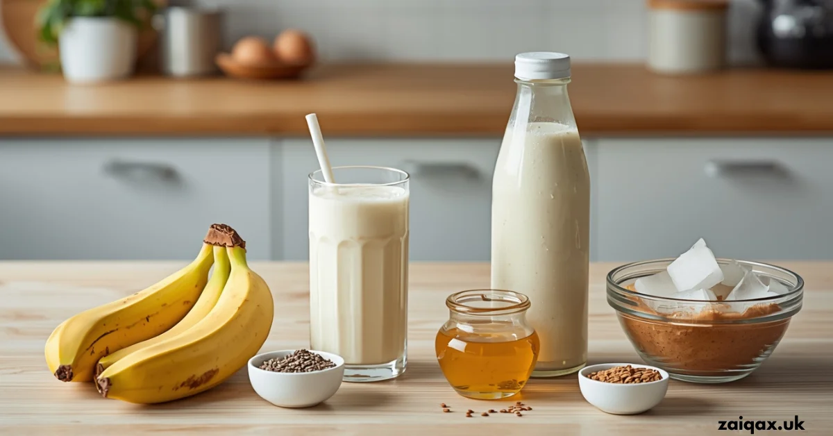 Ingredients for Best Banana Smoothie Without Yogurt
