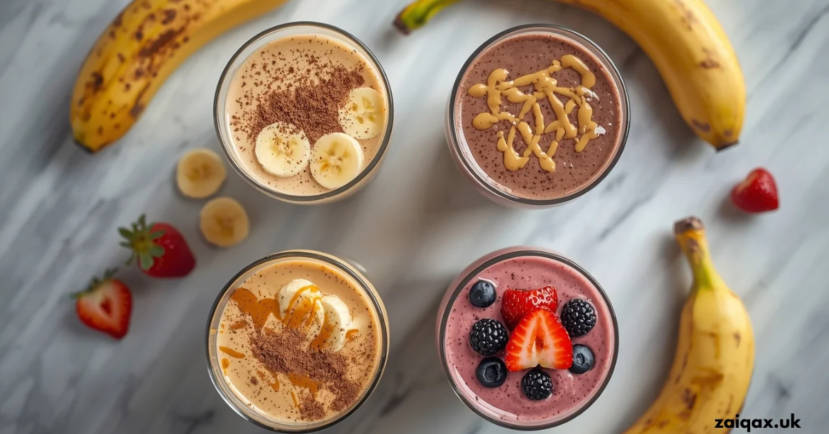 Variations of Banana Smoothie Without Yogurt
