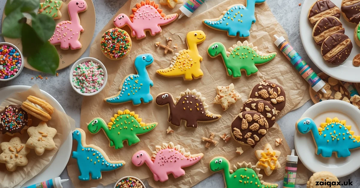 Dino Cookies Recipe Easy Cute Snack Kids Absolutely Love Creative Variations of Dino Cookies