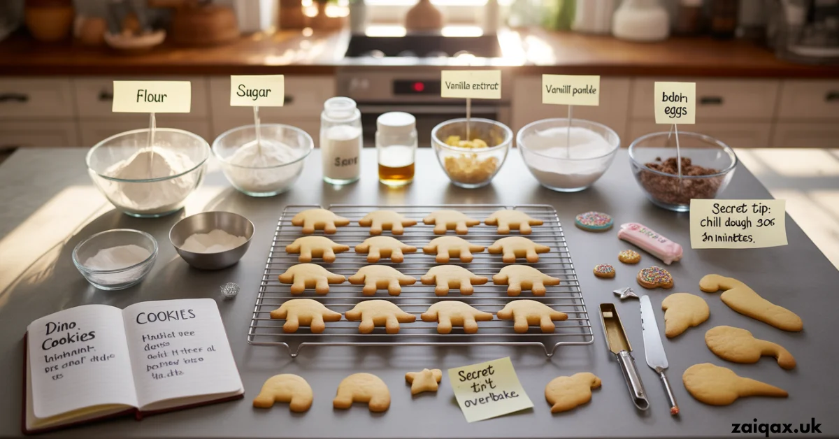 Dino Cookies Recipe Easy Cute Snack Kids Absolutely Love Secret Tips for the Best Dino Cookies