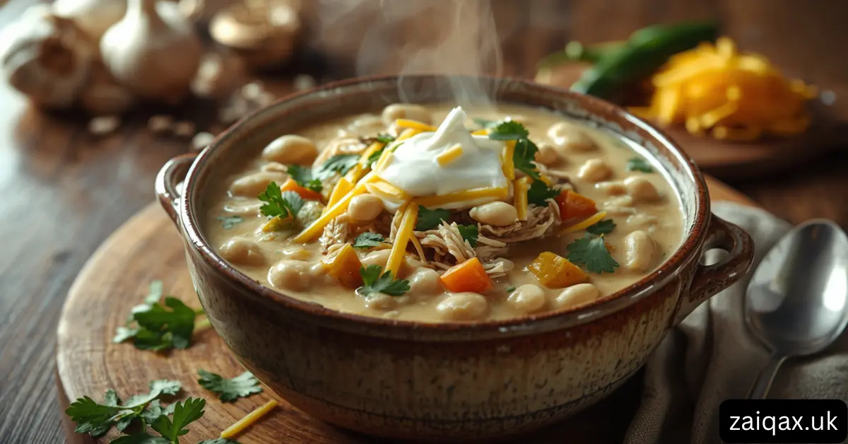 Famous White Chicken Chili Recipe Cheesecake Factory – Creamy, Comforting, and Easy to Make at Home